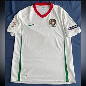 Portugal Away Jersey - Euro 2008 Patches